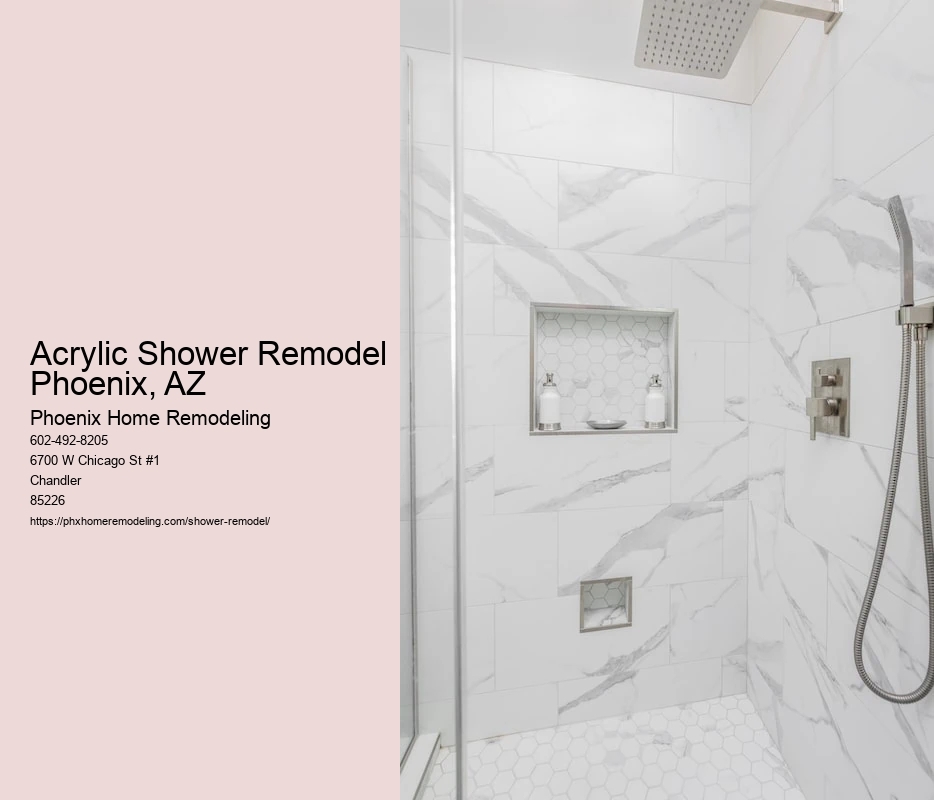 Acrylic Shower Remodel Phoenix, AZ