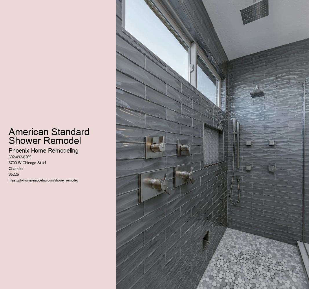 American Standard Shower Remodel