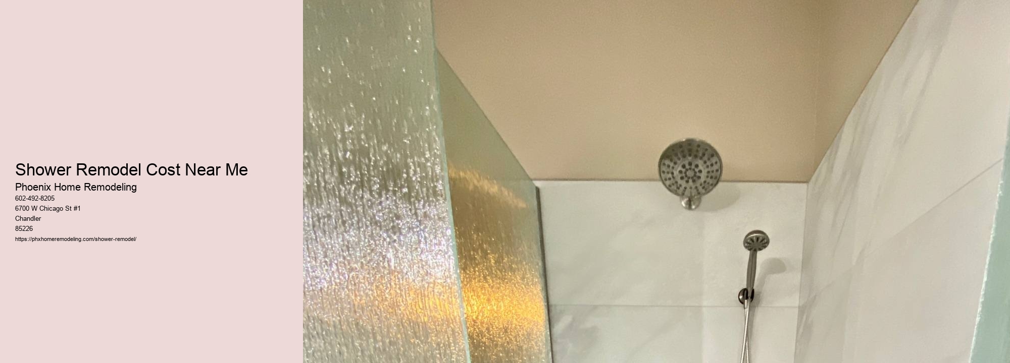 Shower Remodel Cost Near Me